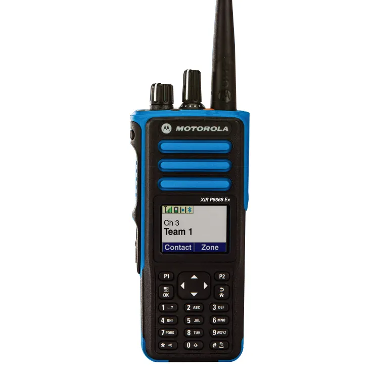 MOTOROLAfit DP4801ex walkie talkie Bidirectional explosion - proof real-time intercom, with GPS service system, Bluetooth