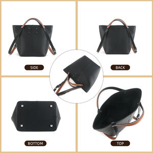 Nouveautés Sacs de mode rétro pour femmes de créateur <span class=keywords><strong>Sac</strong></span> fourre-tout pour femmes Sacs à main en cuir véritable pour femmes - Product Image 5