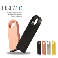Pendrive Metálico USB2.0 3.0 de 1GB con Impresión de Logotipo Personalizado, Económico, Promocional 2025, con 1 Año de Garantía