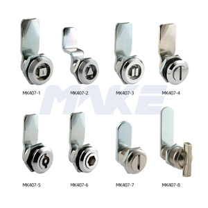 MK407-6 Hex alat istirahat seperempat kunci Cam belok untuk kotak surat kunci kotak pos kotak Panel kabinet pintu Cam kunci gerendel - Product Image 3