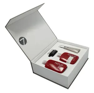 Großhandel Make-up Box Cosmetic Deluxe Exquisite Magnet verschluss box mit Einsatz fach für Kosmetik-Paket-Set