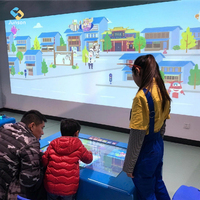 Table interactive de peinture magique d'intérieur, table tactile, projection murale, projecteur, jeu éducatif pour enfants