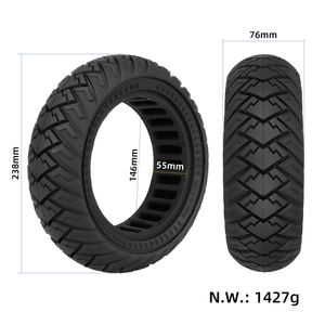 Neumático sólido todoterreno Ulip 10*2,70-6,5 para patinete eléctrico Kugoo G-Booster G2 Pro para rueda 10*2,7-6,5 neumático Cross-Country 10*2,75 - Product Image 2