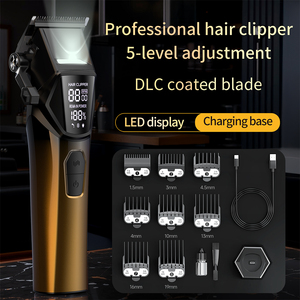 Customized Professional Men's Hair Trimmer Rechargeable Clippers Suitable for Commercial Home Hair Trimmers Clippers - Product Image 3