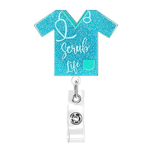 T2120ティーチャーオフィス医療引っ張りやすいカードバックル学生拡張クリップバッジスクロール - Product Image 6