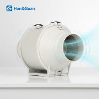 Ventilateur de gaine silencieux à flux mixte 4 pouces, extracteur d'air, éliminateur d'odeurs, plusieurs tailles pour tente de culture, ventilation hydroponique