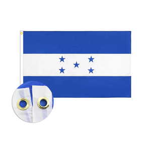 Bandiera Personalizzata in Poliestere 3x5ft Stampata <span class=keywords><strong>Blu</strong></span> <span class=keywords><strong>Bianca</strong></span> <span class=keywords><strong>con</strong></span> 5 Stelle Bandiera dell'Honduras - Product Image 2