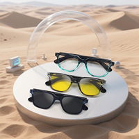 Lunettes Intelligentes 51 pour IA, Contrôle par Application, Navigation Audio, Assistant Vocal, Conduite, Casque Portable Intelligent