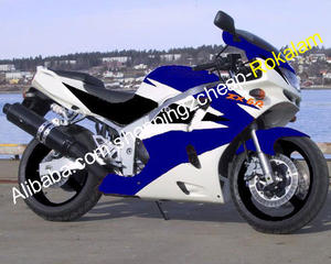 <span class=keywords><strong>ZX6R</strong></span> carenados para <span class=keywords><strong>Kawasaki</strong></span> <span class=keywords><strong>Ninja</strong></span> 636 ZX 6R 94 95 96 97 <span class=keywords><strong>ZX6R</strong></span> ZX-6R 1994, 1995, 1996, <span class=keywords><strong>1997</strong></span>, Azul, Blanco ABS carenado conjunto - Product Image 1