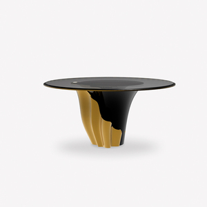 Fabricant de meubles de Foshan, Chine, marque italienne, style moderne minimaliste de luxe, table à manger <span class=keywords><strong>Yasmine</strong></span> avec plateau en verre trempé, 6 places. - Product Image 5