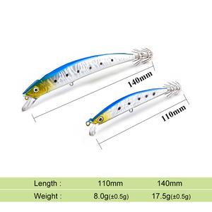 Esca Artificiale Rigida Jiaerxia Personalizzata all'Ingrosso, Attrezzatura da Pesca, Esca da Pesca in Acqua Salata, Esca da Pesca, Totanara - Product Image 4