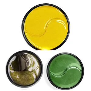 Patch chauffant pour les yeux en Gel, extrait de plante de cercle noir, tout naturel, Patch de refroidissement de sommeil, coussinets d'herbes, à mettre sous les yeux