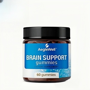 Aeglwell OEM Private Label <span class=keywords><strong>Brain</strong></span> boost integratore concentrazione di messa a fuoco per migliorare la memoria salute del cervello Gummies organico - Product Image 1