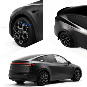 ฝาครอบล้อ Tesla Model Y Model 3 Juniper ขนาด 18 นิ้ว 19 นิ้ว 20 นิ้ว แบบ Aero Hubcaps พร้อมการป้องกันขอบล้อเต็มรูปแบบ  สำหรับ OEM Fitment - Product Image 6