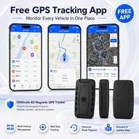 Traceur GPS 4G antivol d'usine, magnétique puissant, 5000 mAh, suivi en temps réel pour voitures et biens, avec alarmes intelligentes