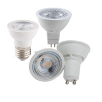 Nuevo Foco LED de Amplio Voltaje AC85-265V 5W GU10 6500K Blanco Frío MR16 E27 Downlight