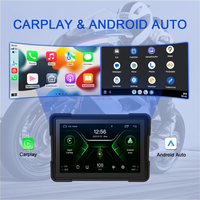 Reproductor de Coche Portátil de 7 Pulgadas y 2 DIN, DSP, GPS, Video Estéreo, Pantalla Táctil Capacitiva OLED, Radio para Auto, Carplay, Mirror Link, Transmisor FM