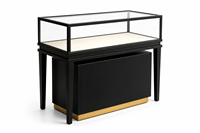 Vitrine d'exposition de bijoux LED personnalisée avec vitrine en verre pour les magasins de détail et les projets de vente en gros