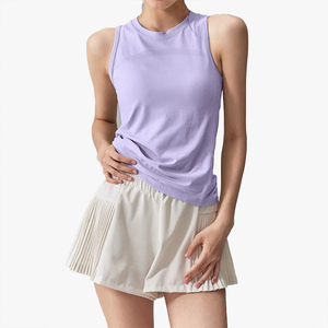 Débardeur de sport d'été pour femme, sans manches, polyvalent, respirant, yoga, séchage rapide, course à pied, entraînement, haut de fitness ample pour femme - Product Image 2