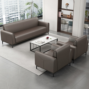Ensemble de canapés de direction en cuir moderne de luxe - Utilisation commerciale, bureau à domicile et salon - Product Image 5