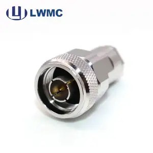 Whole Sale RF Coaxial N Male Connector Clamp With LMR400 RG8 RG213 RG214 7D-FB Coax Cable
