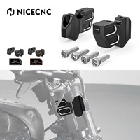 Elevadores de Manillar NICECNC de 1.77 Pulgadas, Abrazadera de Montaje, Elevador de Retroceso, Compatible con Harley Sportster S RH1250S 2021-2024