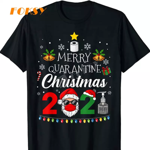 T-Shirt da <span class=keywords><strong>donna</strong></span> con Logo di natale Unisex in cotone e vendita all'ingrosso di natale per le donne <span class=keywords><strong>camicia</strong></span> da <span class=keywords><strong>donna</strong></span> - Product Image 4