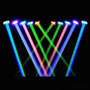 ไฟบีมเคลื่อนที่ขนาดเล็ก 5x40W RGBW LED รุ่น Tornado Light, 300W Osram 4-in-<span class=keywords><strong>1</strong></span>, วงแหวน RGB, DMX512, สำหรับเวทีและคลับ - Product Image 4
