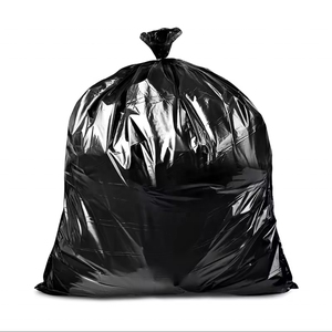 Factory Disposable <b>Plastic</b> 240l Big Black Trash Bags Yellow Garbage Bags for Hospital Waste Flat <b>Pocket</b> Trash - Product Image 1
