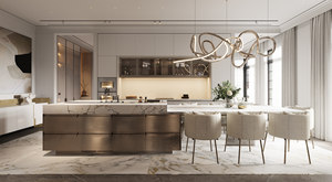 New melamine Black & Brown Modular tủ bếp bồn rửa vòi nước bản lề-sẵn sàng lắp ráp thiết kế hiện đại tùy chỉnh màu sắc Made Trung Quốc - Product Image 5