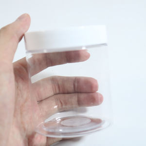 50ml 80ml 100ml 120ml 150ml 200ml 250ml 500ml 8 oz PS PET 클리어 화장품 크림 항아리 플라스틱 바디 스크럽 용기 - Product Image 3