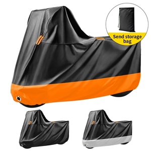 Vente en gros 420D Oxford tissu voiture vêtements transfrontalier moto couverture épaissie argent imperméable soleil <span class=keywords><strong>pluie</strong></span> couverture <span class=keywords><strong>Amazon</strong></span> - Product Image 2