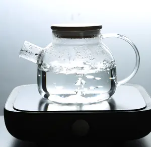 1.3L Glass Bottle Pitcher Ice Tea Jug Water Jug