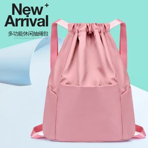 Sac de sport multi-poches imprimé résistant à l'eau avec compartiment à chaussures et cordon de serrage – Nouvelle collection - Product Image 6