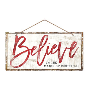 In stock: Modern minimalist living room decorative paintings, English <b>wall</b> inspirational signs, wooden plaques, "Believe in - Product Image 4