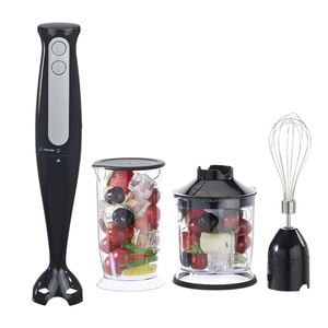 <span class=keywords><strong>Batidora</strong></span> de Mano Eléctrica Portátil de 300W-<span class=keywords><strong>500W</strong></span>, Diseño de 2 Velocidades Variables, Varilla Mezcladora Desmontable, Botón de Presión, Plástico, para Vegetales - Product Image 1