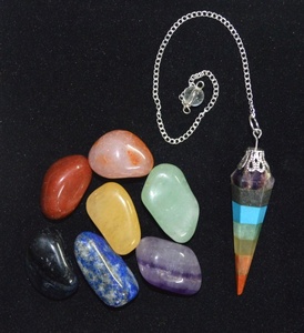 Cono de bola de ágata de cristal transparente de calidad superior al por mayor seis facetas Feng Shui amor piedra semipreciosa Chakra péndulo mejor - Product Image 5