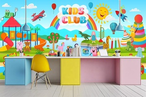 <span class=keywords><strong>Carta</strong></span> <span class=keywords><strong>da</strong></span> <span class=keywords><strong>Parati</strong></span> Murale 3D Grande con Stampa di <span class=keywords><strong>Animali</strong></span>, Moderna e Impermeabile, per Camerette di Bambini e Ragazzi, Facile <span class=keywords><strong>da</strong></span> Applicare - Product Image 2