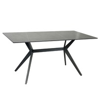 Mesa de comedor de azulejos de cerámica, moderna, de lujo, nórdica, ligera, para Hotel, exclusiva, superventas