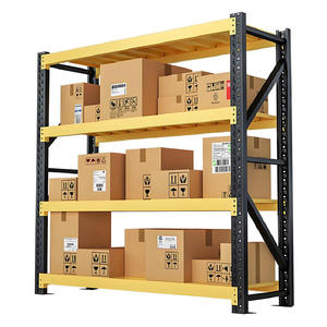 Estante Ajustável para Paletes, Armazenamento em Armazém, Prateleiras de Alta Resistência para Armazenamento de Paletes - Product Image 4