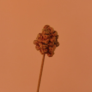 Ramo de Flores Artificiales Navideñas, Hecho a Mano con <span class=keywords><strong>Lana</strong></span>, Decoración Floral de Santa Claus, Algodón, Avellanas, Accesorios al por Mayor - Product Image 4