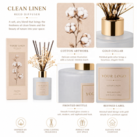 Diffuseur de parfum en rotin naturel, longue durée, écologique, pour le salon, la chambre, la salle de bain, la buanderie