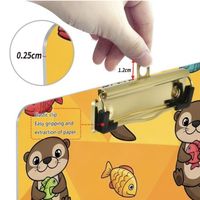Carpeta Portapapeles Moderna de Acrílico Transparente, Organizador de Papel Resistente de Lucite, Portapapeles Tamaño A4 para Uso Escolar, Hotelero y Médico
