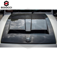 Nouveau capot avant de voiture en fibre de carbone sèche de style BRS, surface époxy hautement polie, fixation par boulons, pour Classe G W464 G500 G63