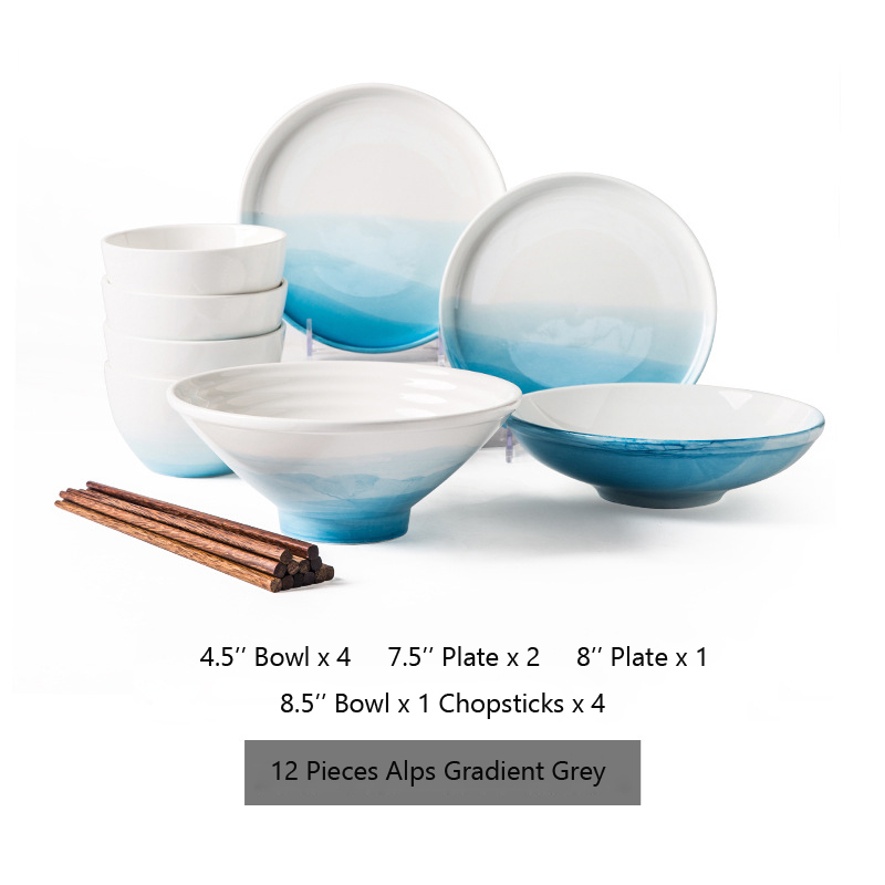 12 Piece Set-Blue