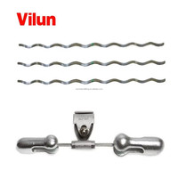Amortisseur de vibrations et tiges de protection Vilun galvanisées de type 4D Stockbridge pour ligne de transmission ADSS OPGW, accessoires de ligne aérienne électrique