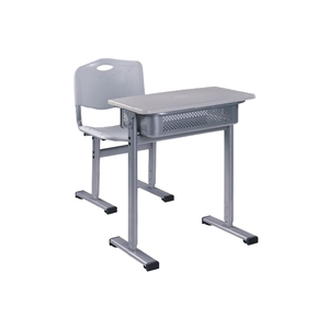 Modern Metal Student School Desk and <b>Chair</b> Set With Adjustable Height for Classroom Use SONGYE Brand 1 Year Warranty ST-0408A ST - Product Image 1