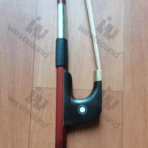 Arco per contrabbasso in legno di sandalo rosso con pura coda di cavallo tedesco francese per adulti bambini accessori per parti di strumenti a corda - Product Image 2