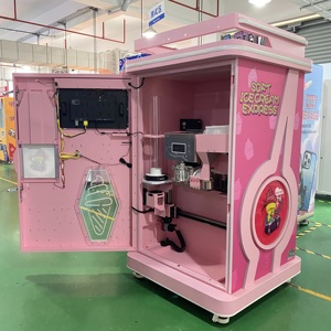 AI High Technology China New Design Fully Automatic Smart Yogurt Soft <strong>Ice</strong> <strong>Cream</strong> Vending <strong>Machine</strong> 3 Flavor Quick 240 Cups/28L Nut - Product Image 3