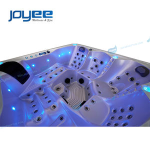 LELESPA – jacuzzi extérieur contemporain, <span class=keywords><strong>Spa</strong></span> pour la maison, système de contrôle Balboa <span class=keywords><strong>américain</strong></span>, bain à remous avec Tv, prix d'usine Direct - Product Image 4